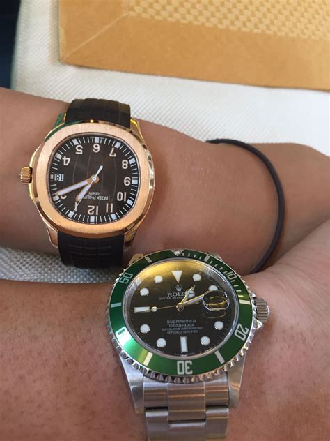 rolex submariner vs patek aquanaut|patek philippe vs rolex.